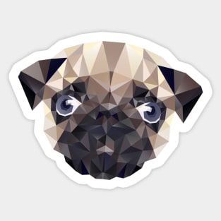 Pug Diamonds Sticker